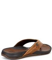 Reef Men's Pacific Leather Flip Flops