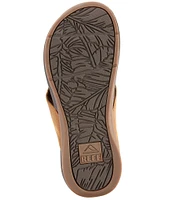 Reef Men's Pacific Leather Flip Flops