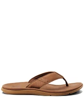 Reef Men's Santa Ana Leather Flip Flops