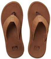 Reef Men's Santa Ana Leather Flip Flops