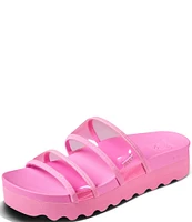 Reef Vista Hi-Energy Clear Strap Platform Slides