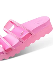 Reef Vista Hi-Energy Clear Strap Platform Slides