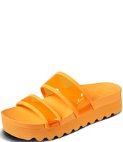 Reef Vista Hi-Energy Clear Strap Platform Slides