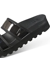 Reef Vista Hi-Energy Clear Strap Platform Slides