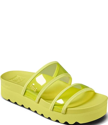 Reef Vista Hi-Energy Clear Strap Platform Slides