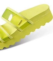 Reef Vista Hi-Energy Clear Strap Platform Slides