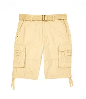 Request Jonah Belted Cargo 13#double; Inseam Shorts