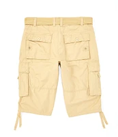 Request Jonah Belted Cargo 13#double; Inseam Shorts