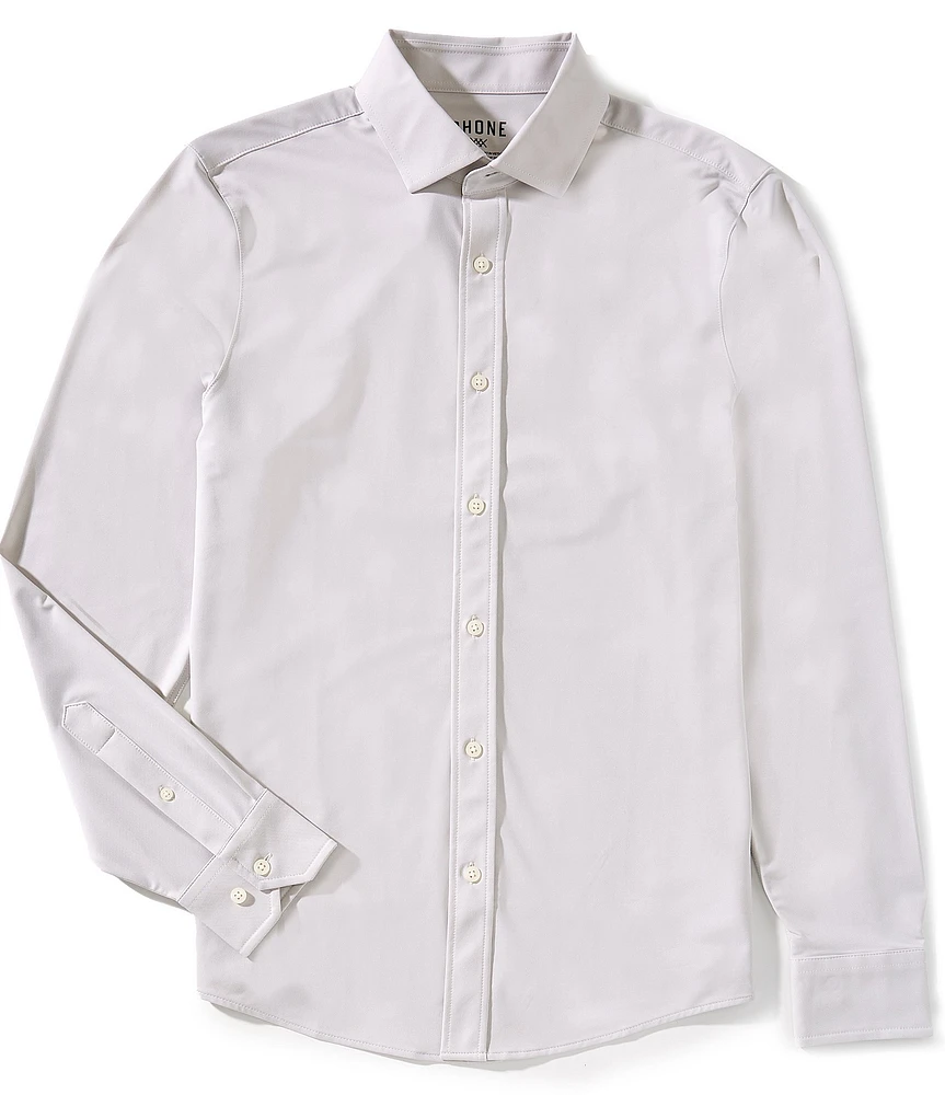 RHONE Commuter Performance Stretch Long Sleeve Woven Shirt