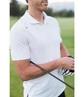 RHONE Delta Pique Short Sleeve Polo Shirt