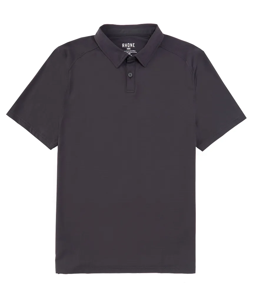 RHONE Delta Pique Solid Short Sleeve Polo Shirt