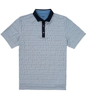 RHONE Golf Sport Performance Stretch Short Sleeve Polo Shirt