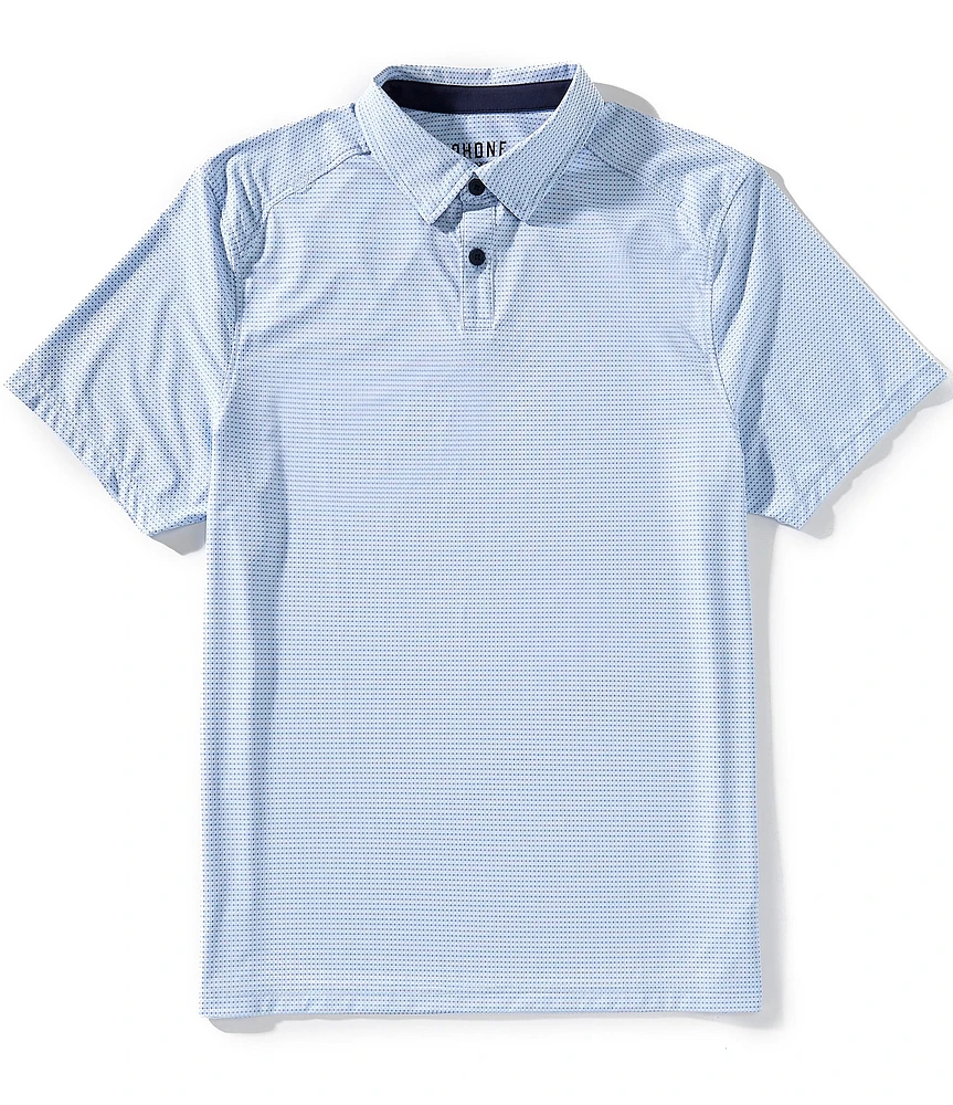 RHONE Slim Fit Commuter Short Sleeve Polo Shirt