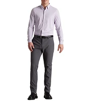RHONE Slim Fit Solid Commuter Performance Stretch Long Sleeve Woven Shirt