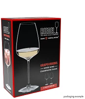 Riedel Grape@Riedel White Wine/ Champagne Glass/Spritz Drink, Set of 2