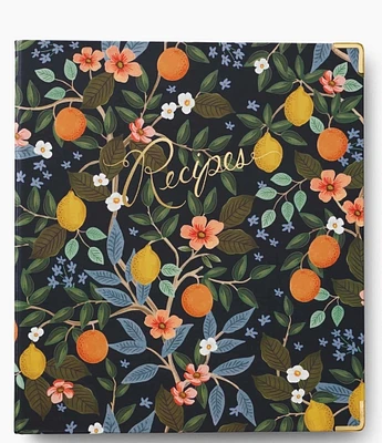 Rifle Paper Co. Citrus Grove Recipe Binder