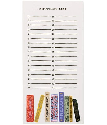 Rifle Paper Co. Cookbooks Market Paper List Pad