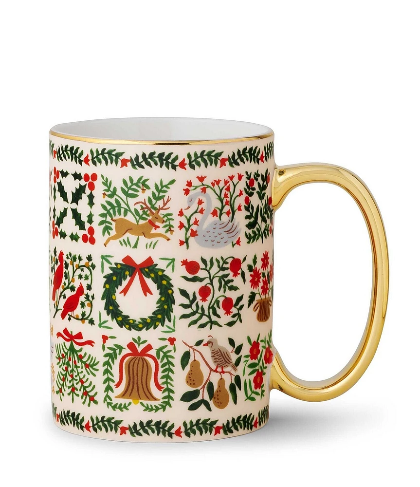 Rifle Paper Co. Holiday Christmastide Porcelain Mug