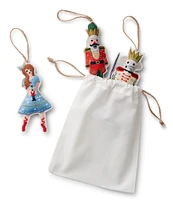 Rifle Paper Co. Holiday Nutcracker Felt Ornaments, Set of 3