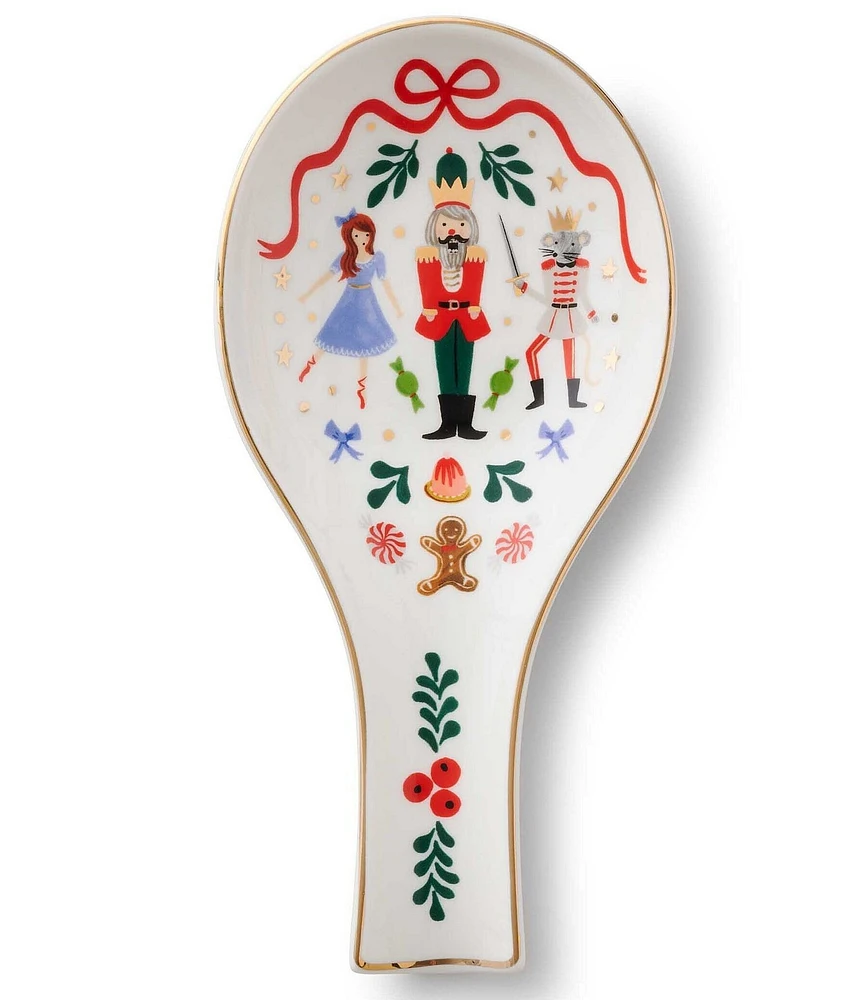 Rifle Paper Co. Holiday Nutcracker Porcelain Spoon Rest