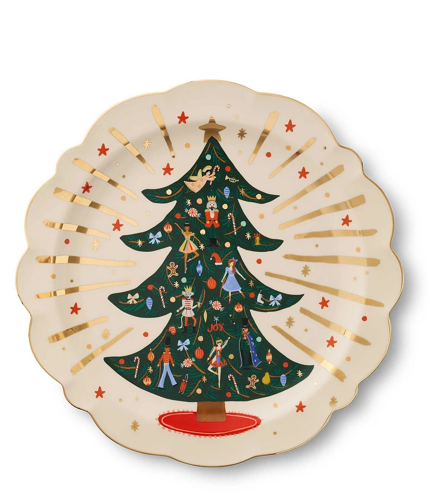 Rifle Paper Co. Holiday Nutcracker Round Serving Platter