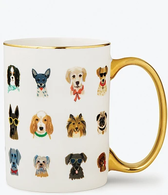 Rifle Paper Co. Hot Dogs Porcelain Coffee Mug