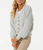 Rip Curl Afterglow Button Front Cropped Cardigan