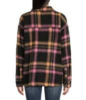 Rip Curl Beach Party Long Sleeve Plaid Brushed Flannel Shirt