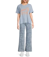 Rip Curl Beach Party Printed Holiday Stretch Denim Jeans