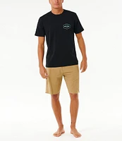 Rip Curl Boardwalk Global Entry 20#double; Outseam Walk Shorts