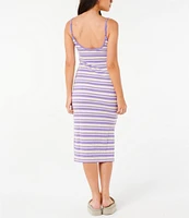 Rip Curl Bobbi Striped Midi Dress
