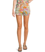 Rip Curl Cala Mid Rise Printed Coordinating Vadella Shorts