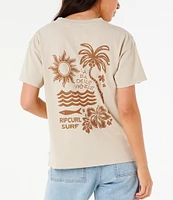 Rip Curl Cala Nights Short Sleeve Relaxed Fit T-Shirt