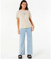 Rip Curl Cala Nights Short Sleeve Relaxed Fit T-Shirt