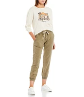 Rip Curl Classic Surf Relaxed Fit Textured Canvas Jogger Pants