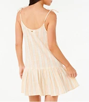 Rip Curl Classic Surf Sleeveless Striped Swimsuit Cover-Up Dress