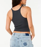Rip Curl Es Vedra Sleeveless Ribbed Knit Tank Top