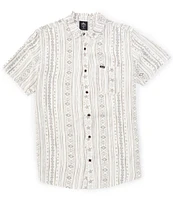 Rip Curl Fun Time Yardage-Print Woven Short Sleeve Shirt