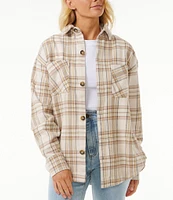 Rip Curl High Tide Long Sleeve Plaid Flannel Shirt