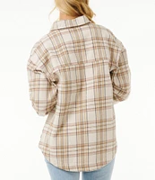 Rip Curl High Tide Long Sleeve Plaid Flannel Shirt