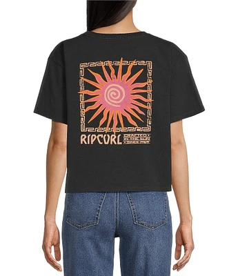 Rip Curl Hype Short Sleeve Cropped Graphic T-Shirt