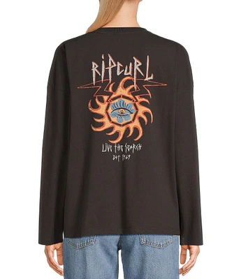 Rip Curl Hypnotic Eye Long Sleeve Graphic T-Shirt