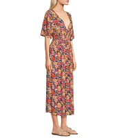 Rip Curl Kamari Floral-Printed Midi Dress