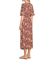 Rip Curl Kamari Floral-Printed Midi Dress