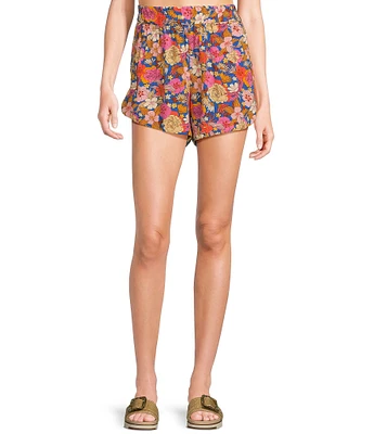 Rip Curl Kamari Mid Rise Floral Printed Shorts