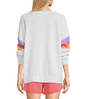 Rip Curl Las Dalias Raglan Sleeve Fleece Sweatshirt
