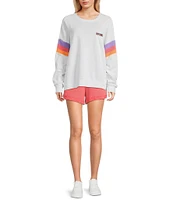 Rip Curl Las Dalias Raglan Sleeve Fleece Sweatshirt