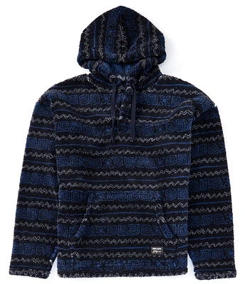 Rip Curl Long Sleeve Hoffman Printed Polar Fleece Hoodie