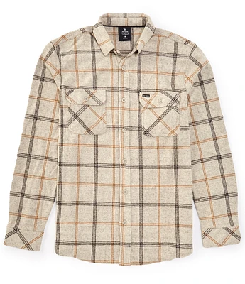 Rip Curl Long Sleeve Yarn-Dyed Checked Flannel Shirt