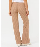 Rip Curl Mid Rise Cozy Flare Rib Knit Pants